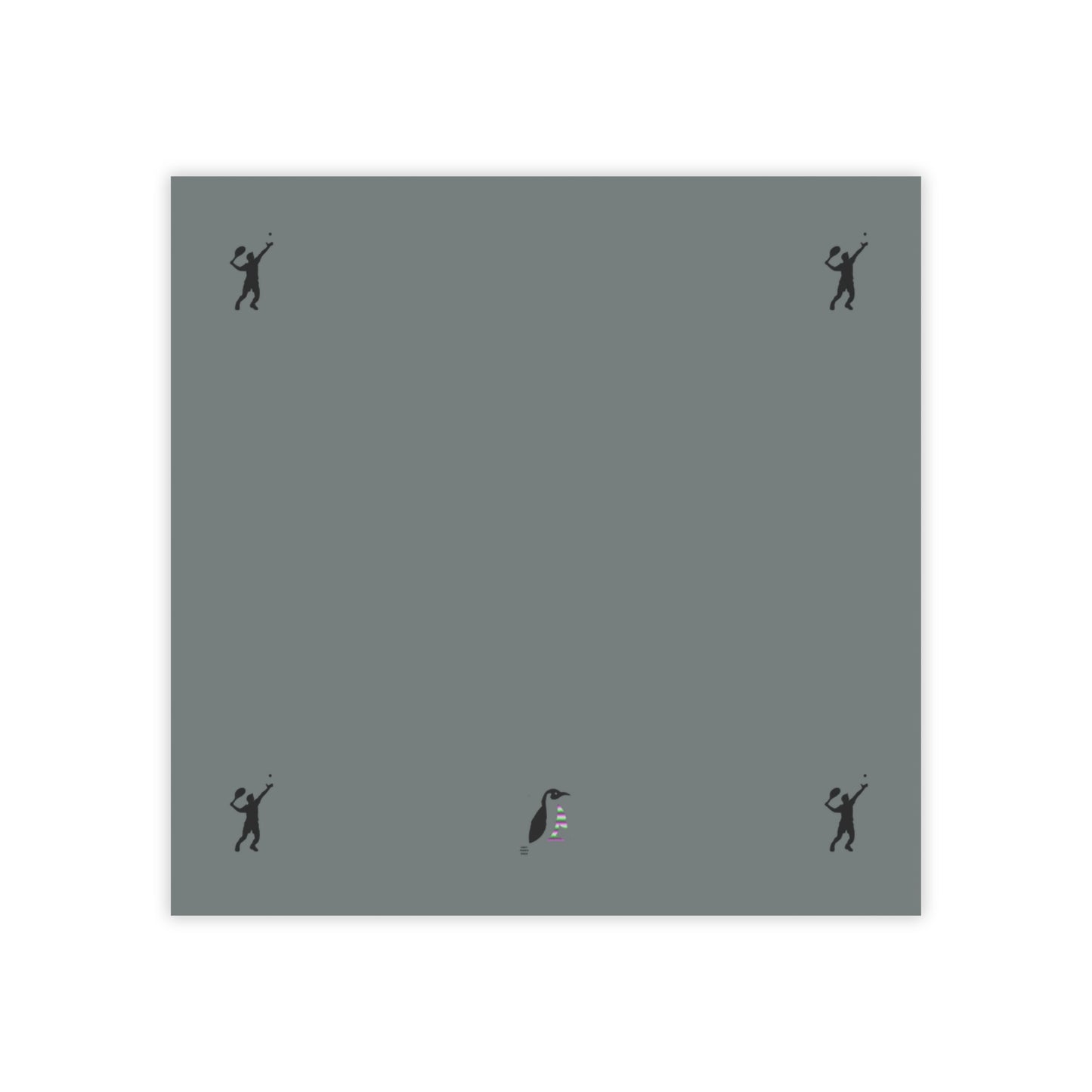 Post-it® Note Pads: Tennis Dark Grey