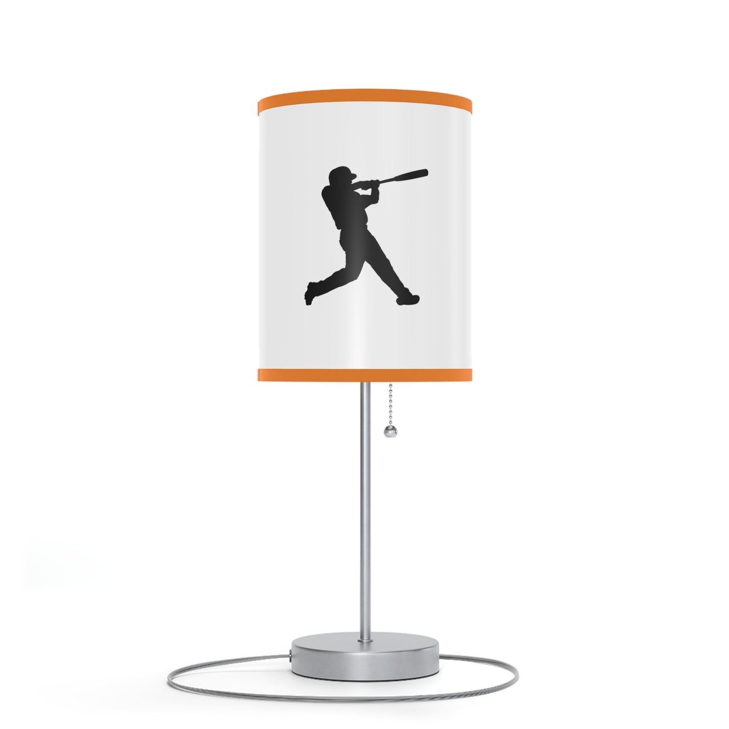 Lamp on a Stand, US|CA plug: Baseball White