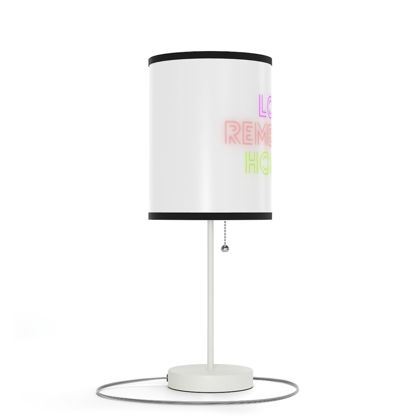 Lamp on a Stand, US|CA plug: Lost Remember Honor White 