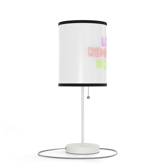 Lamp on a Stand, US|CA plug: Lost Remember Honor White