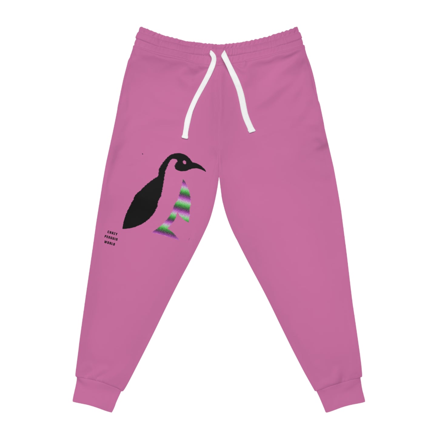 Athletic Joggers: Crazy Penguin World Logo Lite Pink