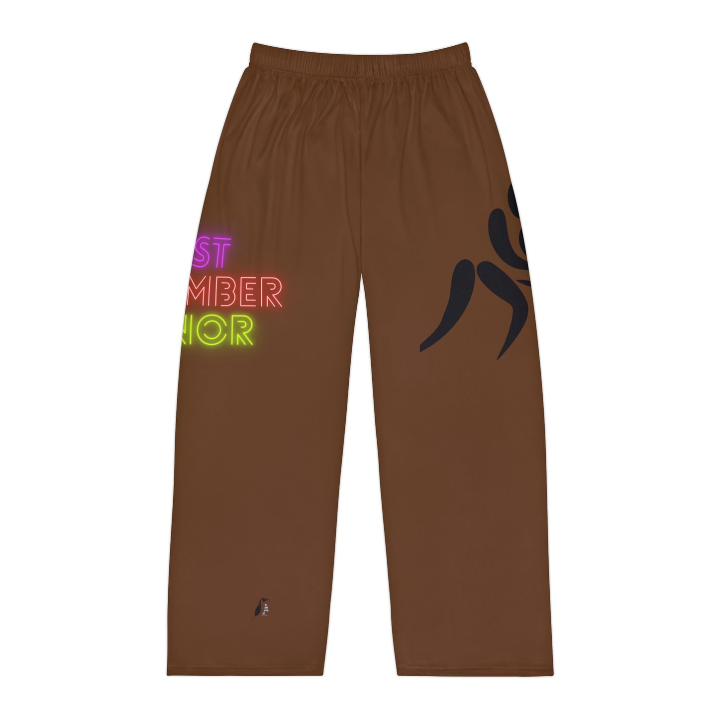 Men's Pajama Pants: Wrestling Brown