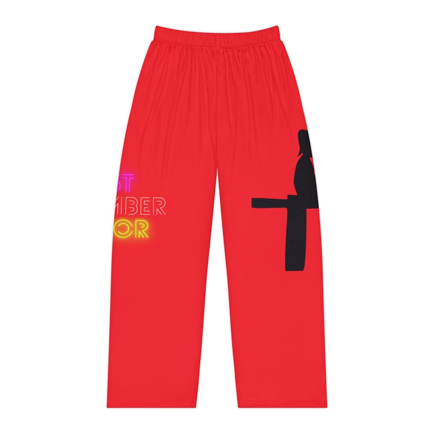 Women's Pajama Pants: Fishing Red