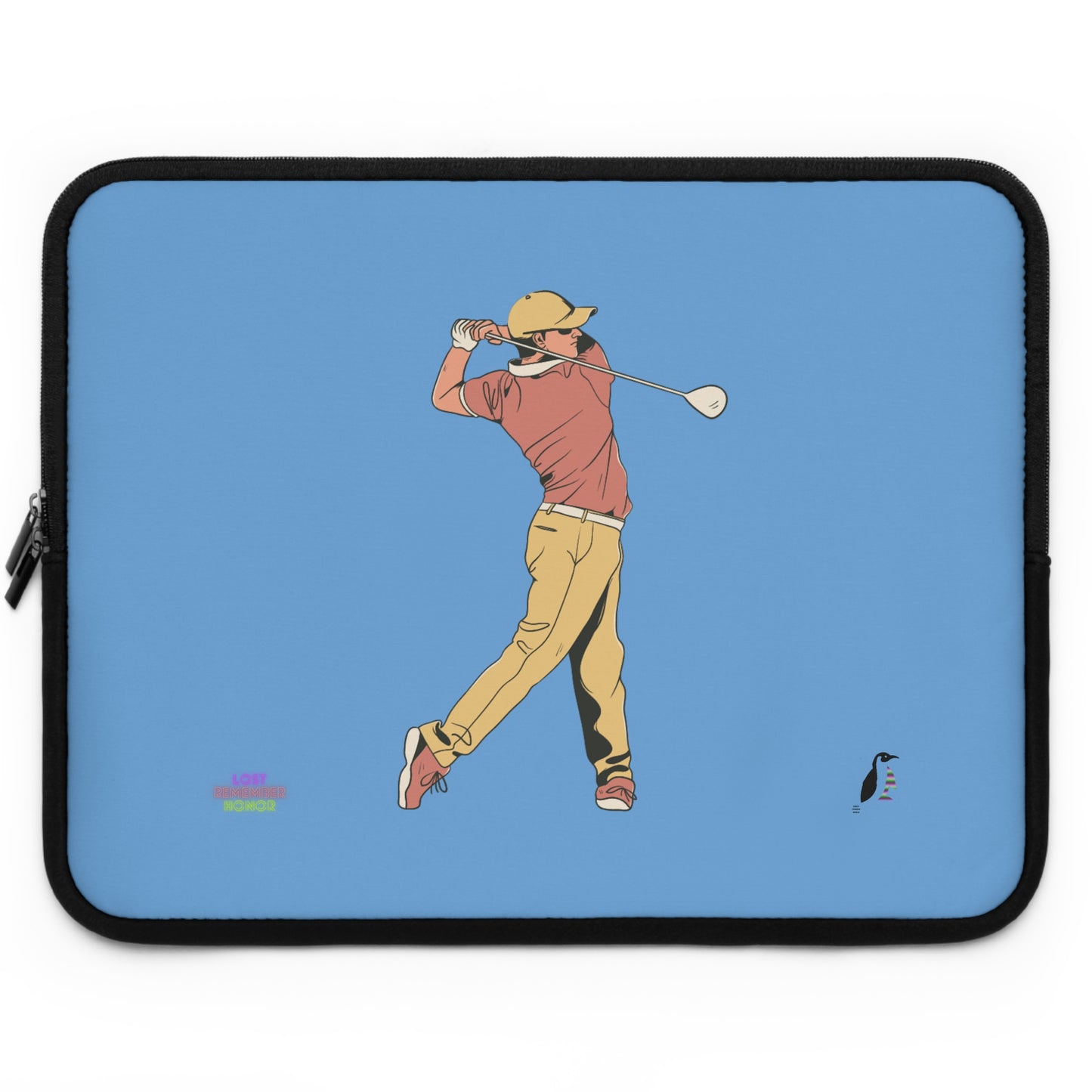 Laptop Sleeve: Golf Lite Blue