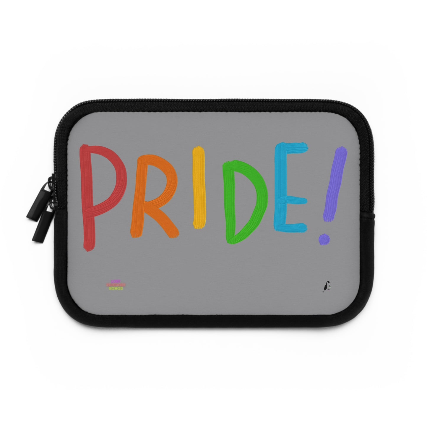 Laptop Sleeve: LGBTQ Pride Grey