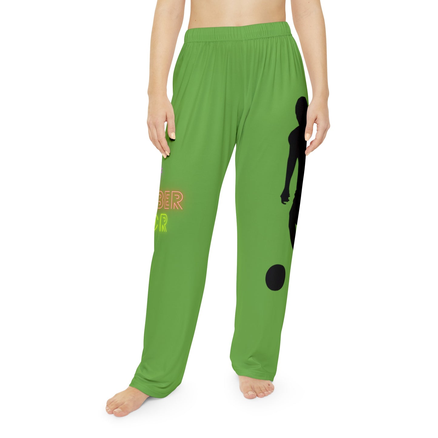 Women's Pajama Pants: Soccer Green