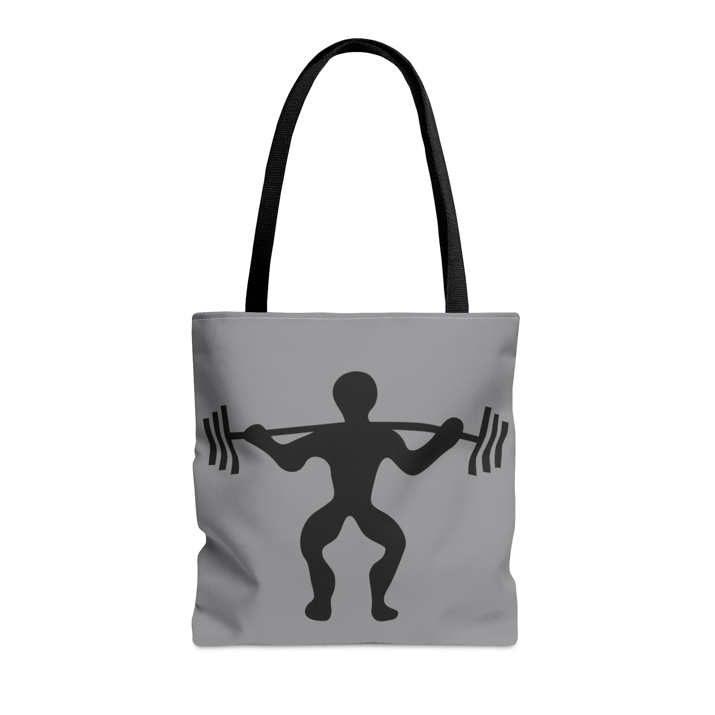 Tote Bag: Weightlifting Grey
