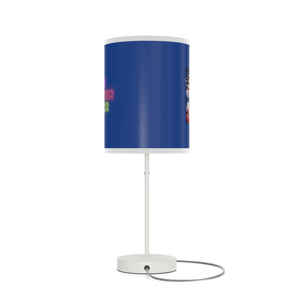 Lamp on a Stand, US|CA plug: Dragons Dark Blue 