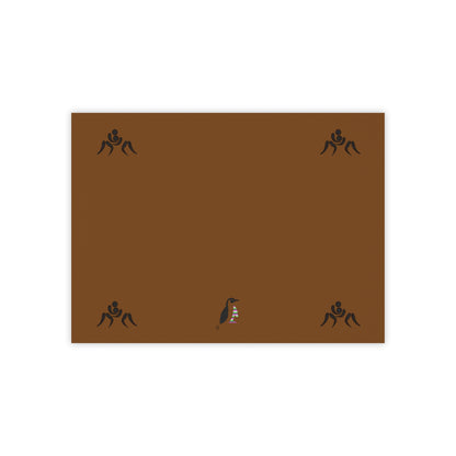 Post-it® Note Pads: Wrestling Brown