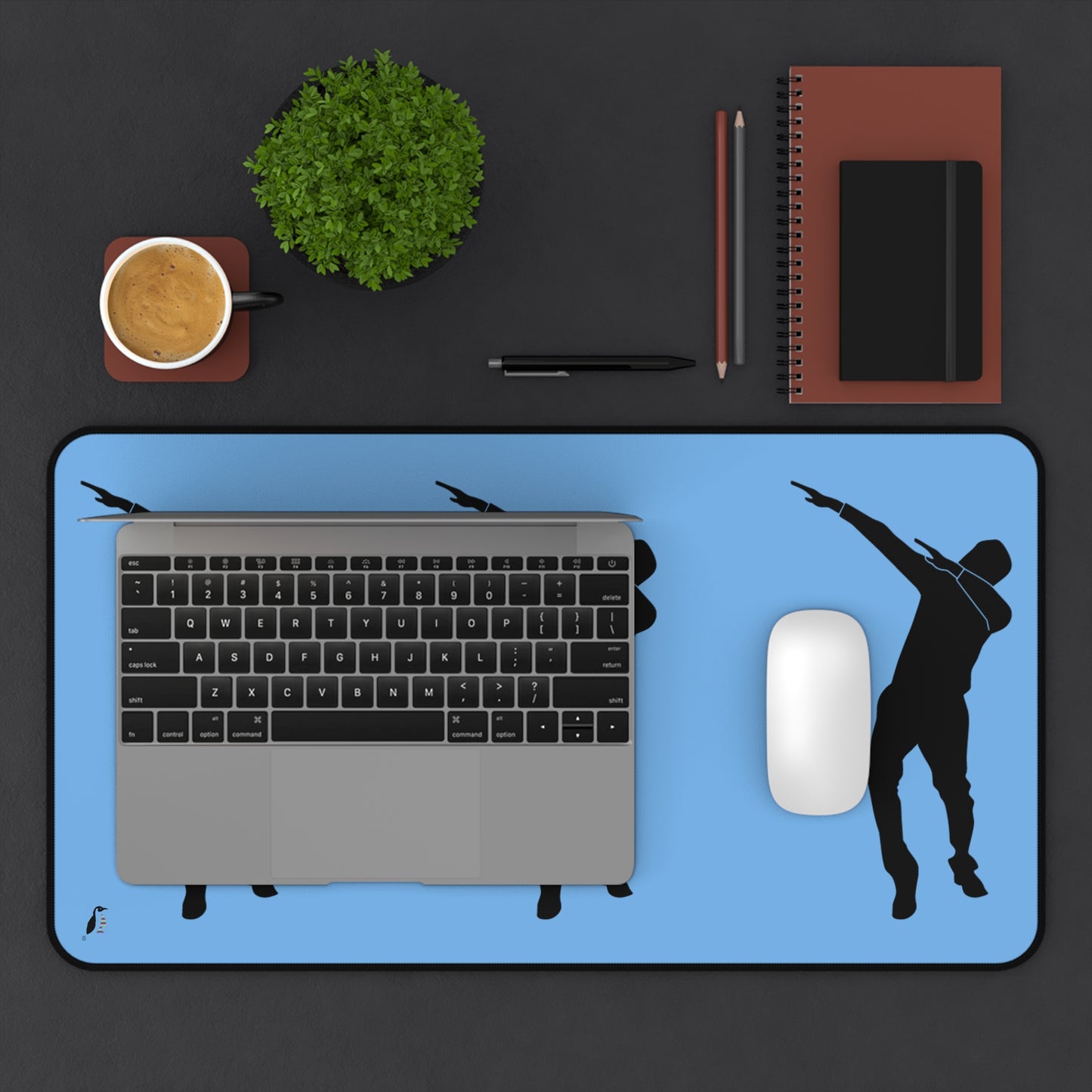 Desk Mat: Dance Lite Blue