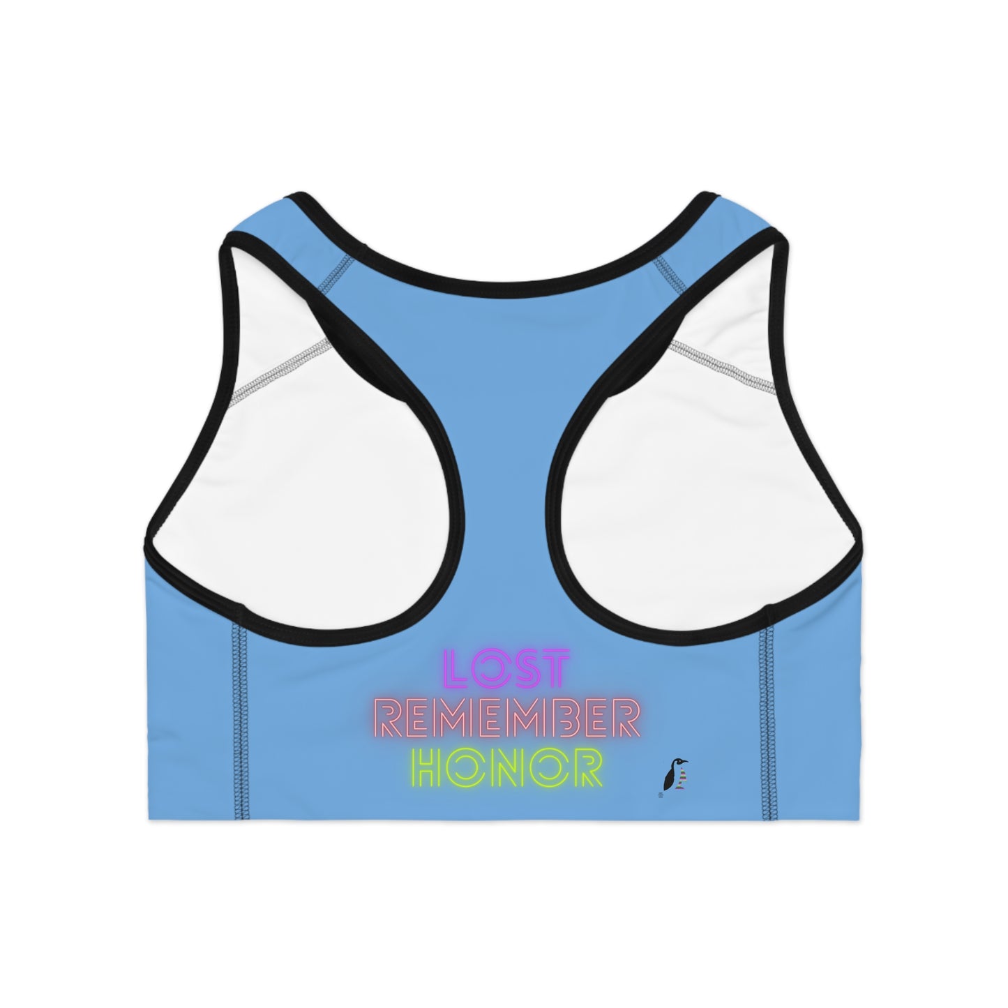 Sports Bra: Wrestling Lite Blue