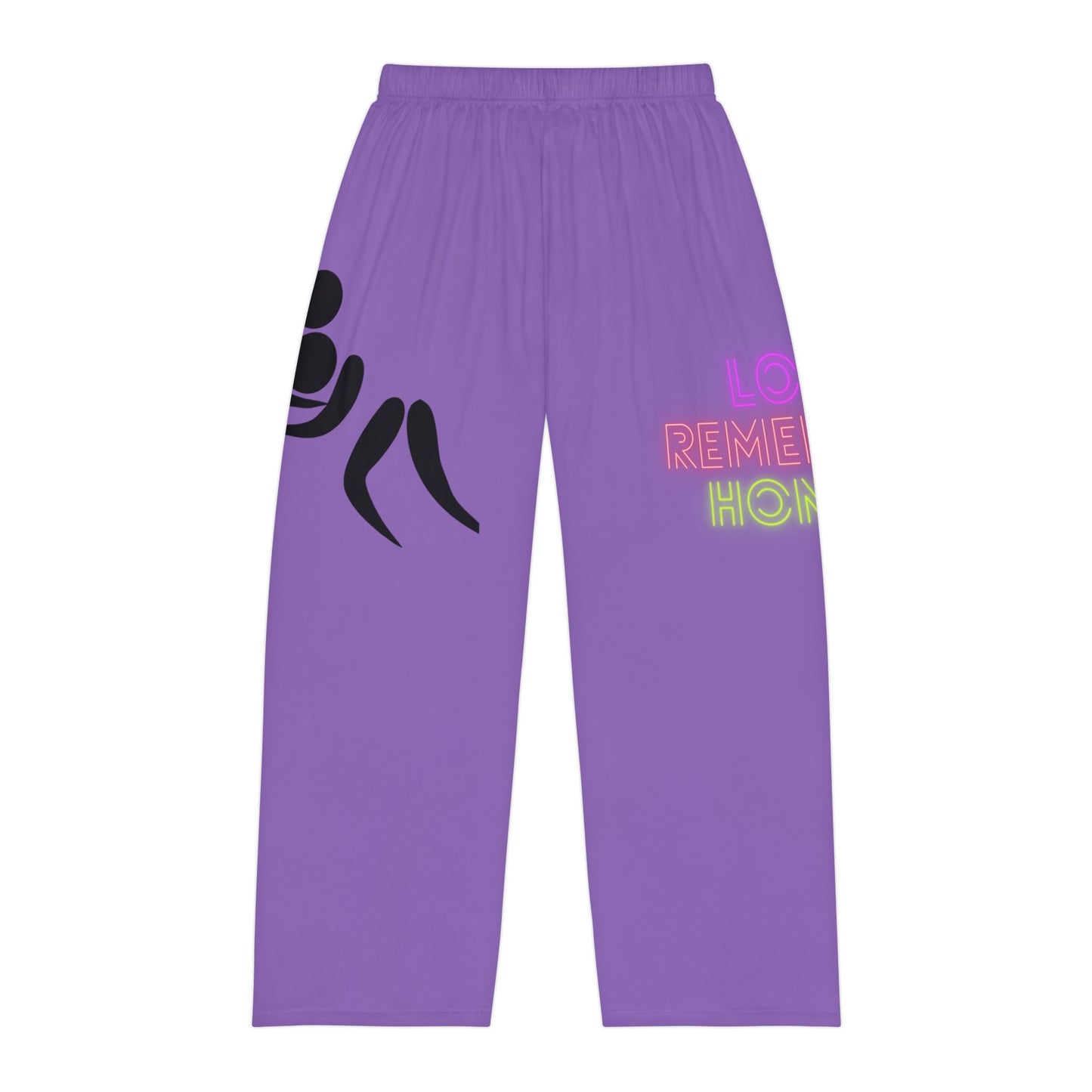 Men's Pajama Pants: Wrestling Lite Purple