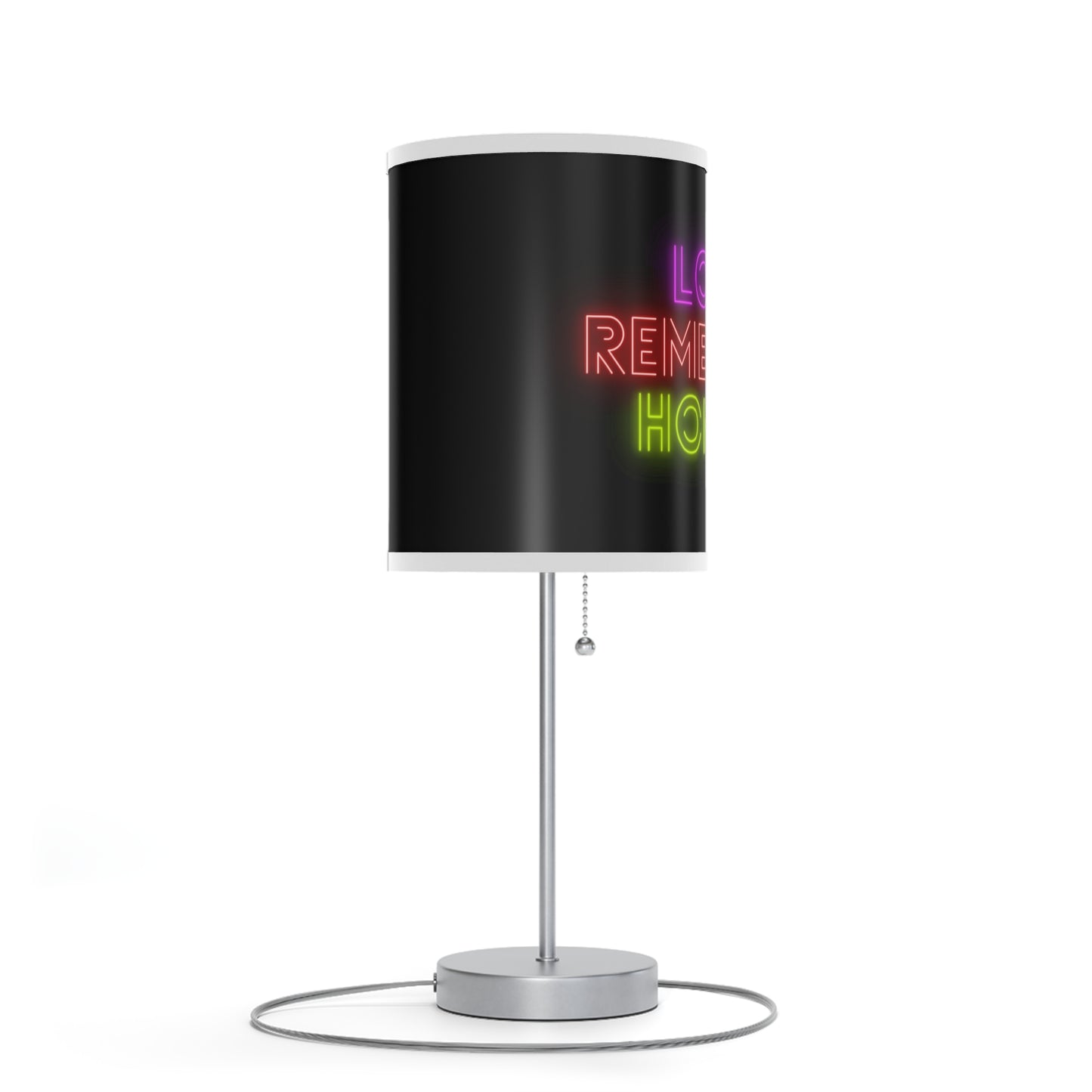 Lamp on a Stand, US|CA plug: Lost Remember Honor Black