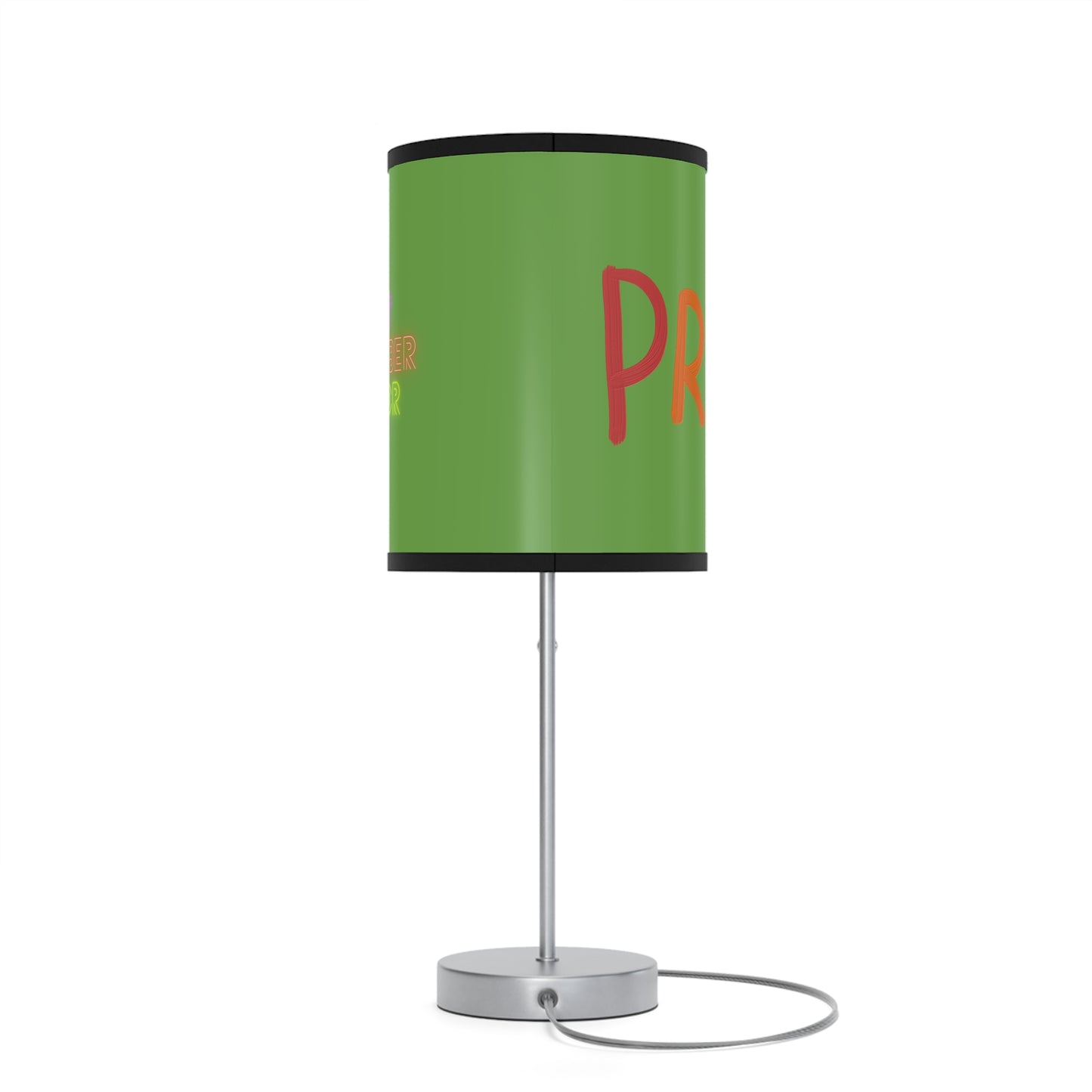 Lamp on a Stand, US|CA plug: LGBTQ Pride Green