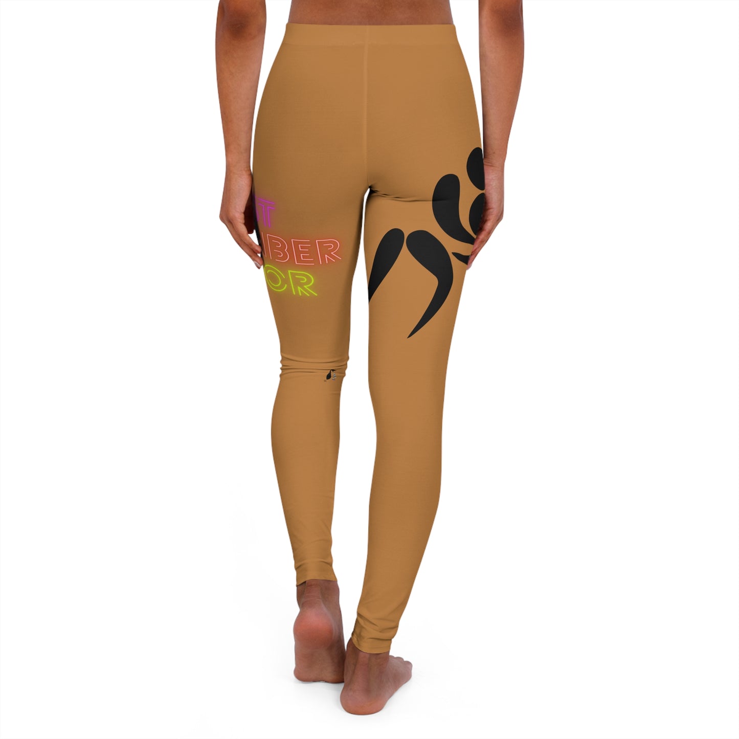 Women's Spandex Leggings: Wrestling Lite Brown