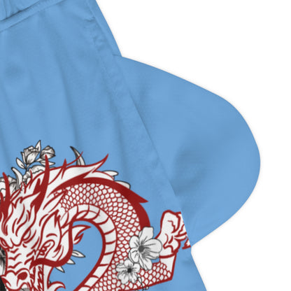 Basketball Rib Shorts: Dragons Lite Blue