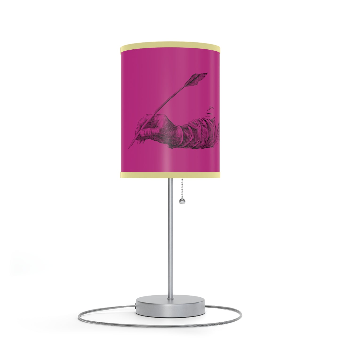 Lamp on a Stand, US|CA plug: Writing Pink