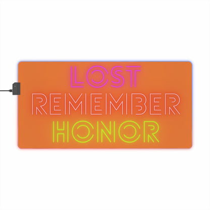 LED Gaming Mouse Pad: Lost Remember Honor Crusta