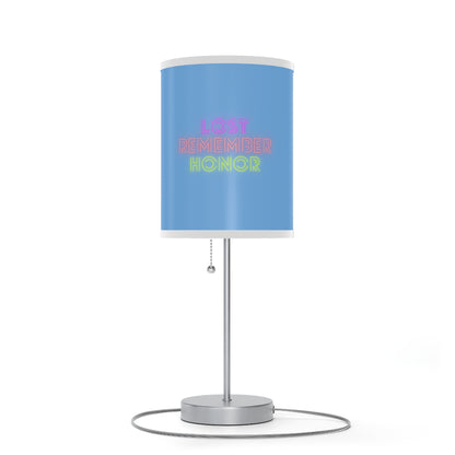 Lamp on a Stand, US|CA plug: Fishing Lite Blue