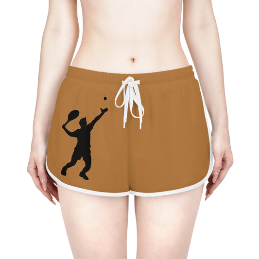 Women's Relaxed Shorts: Tennis Lite Brown