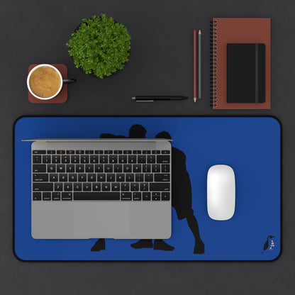 Desk Mat: Basketball Dark Blue