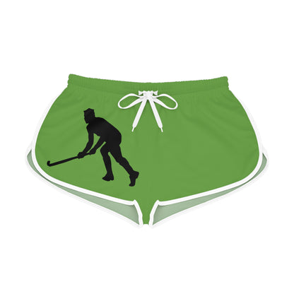 Women's Relaxed Shorts: Hockey Green