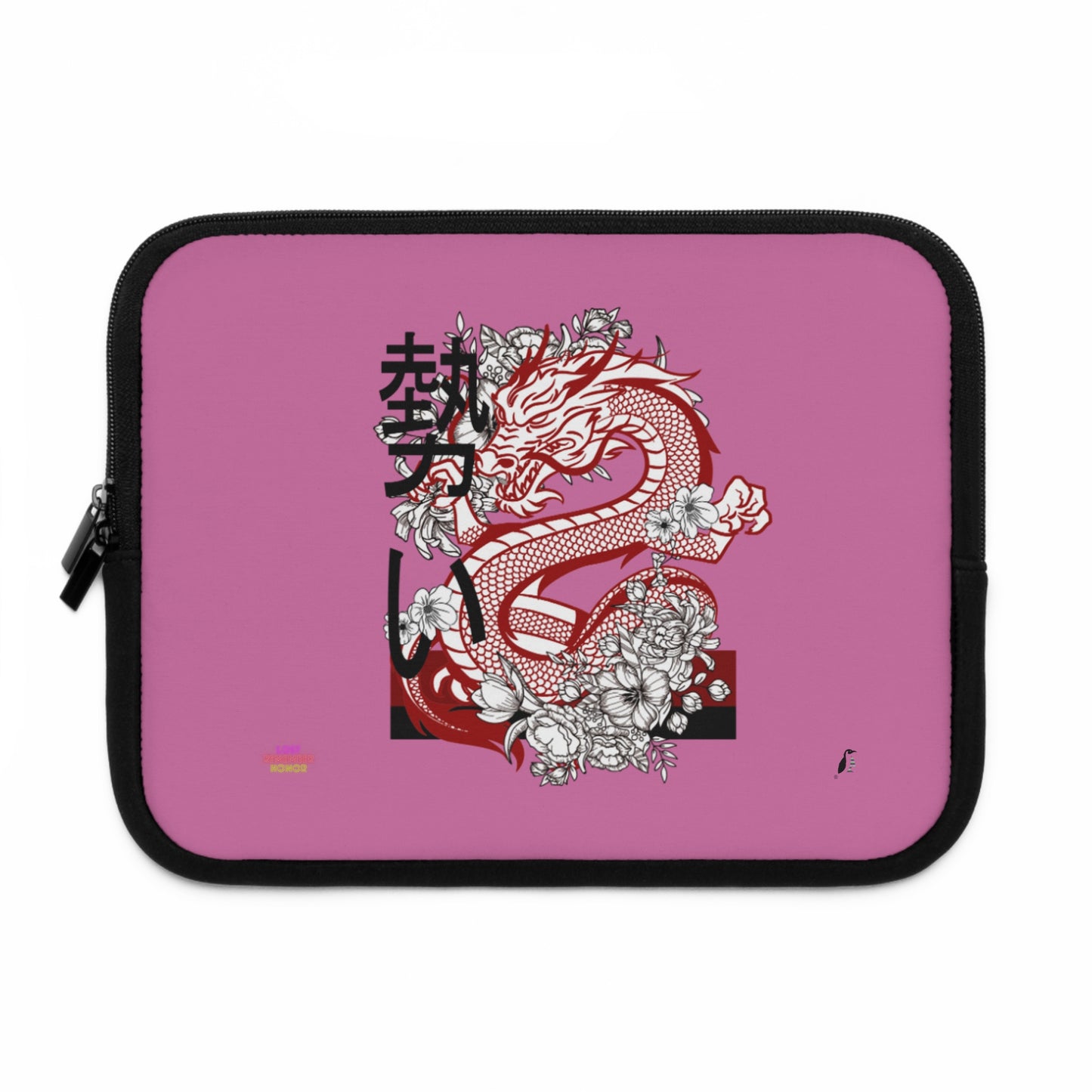 Laptop Sleeve: Dragons Lite Pink