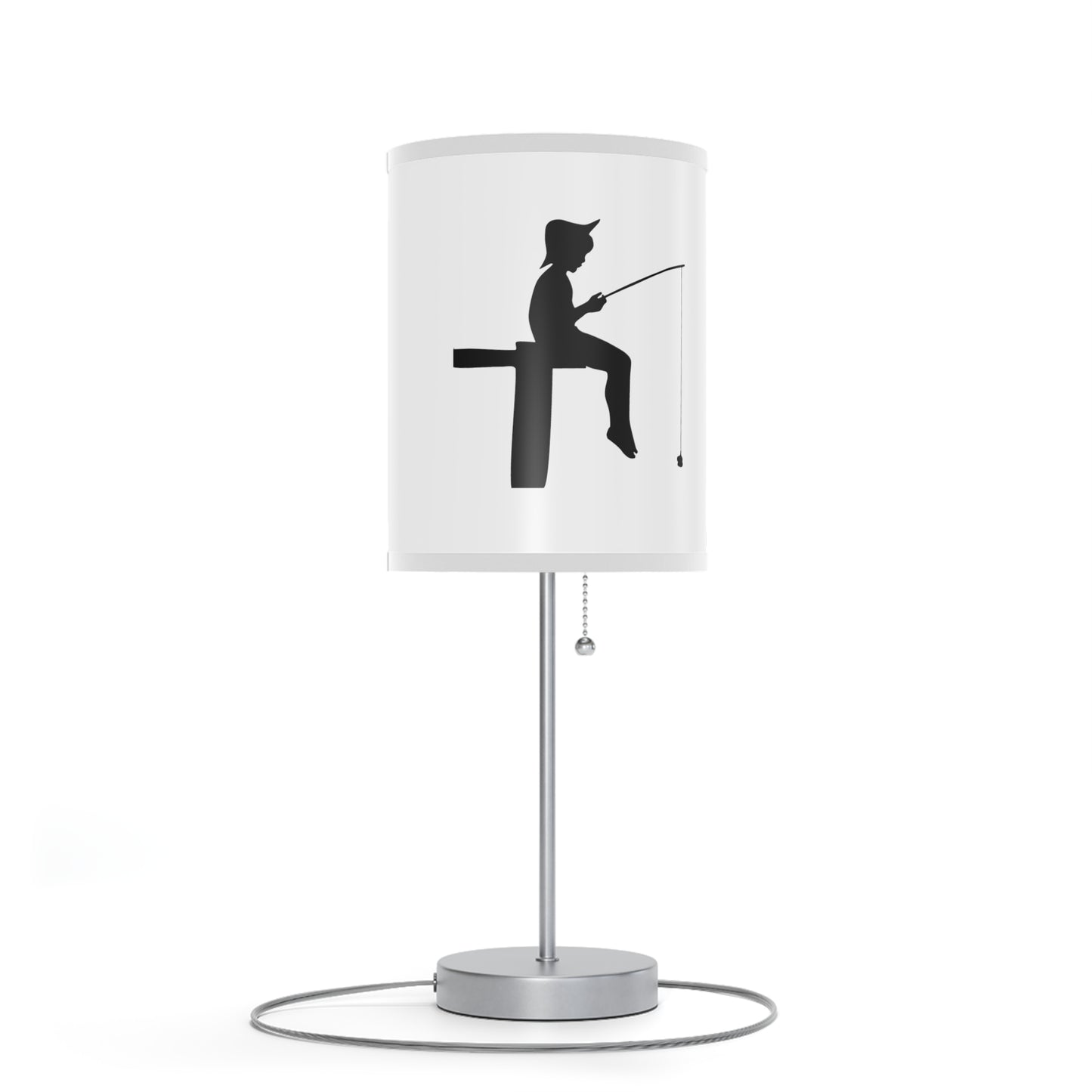 Lamp on a Stand, US|CA plug: Fishing White 