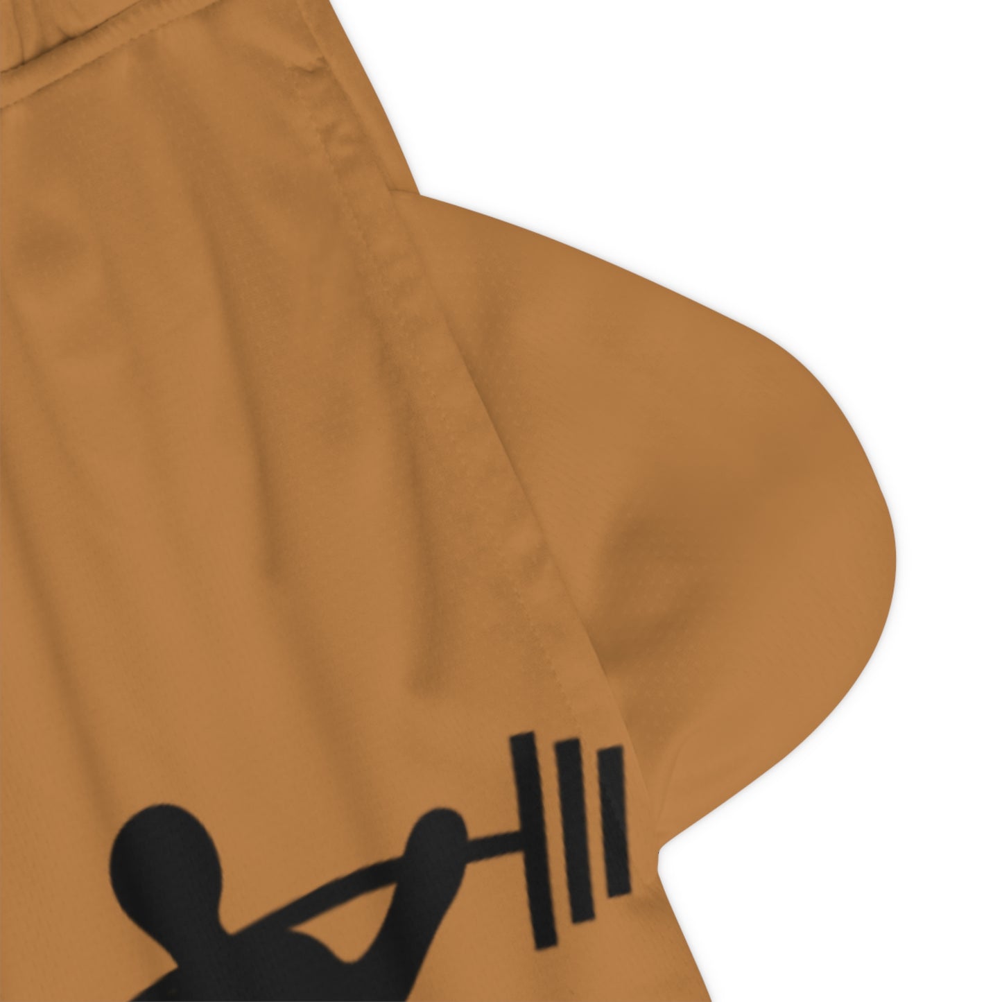 Basketball Rib Shorts: Weightlifting Lite Brown