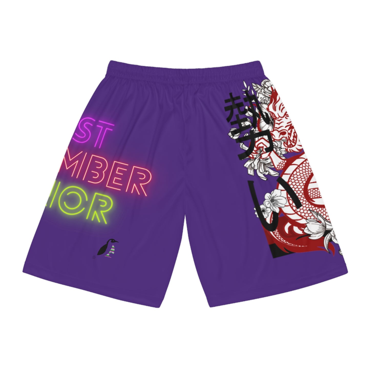 Basketball Shorts: Dragons Purple