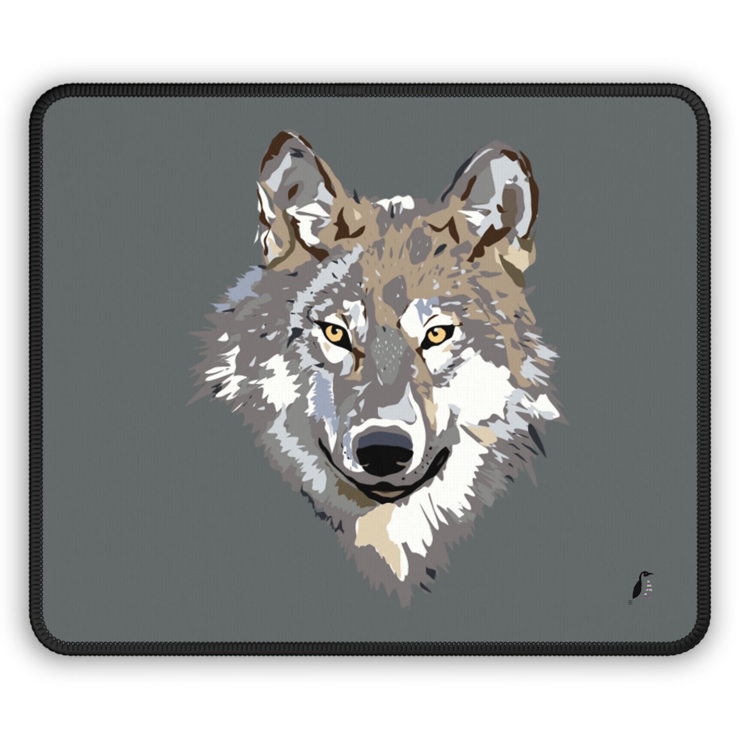 Gaming Mouse Pad: Wolves Dark Grey