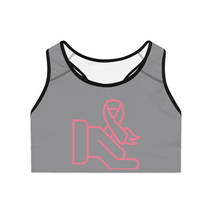 Sports Bra: Fight Cancer Grey