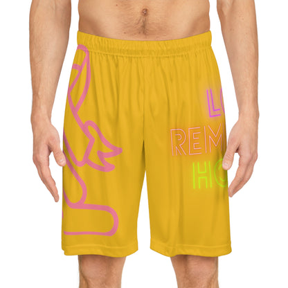 Basketball Shorts: Fight Cancer Yellow