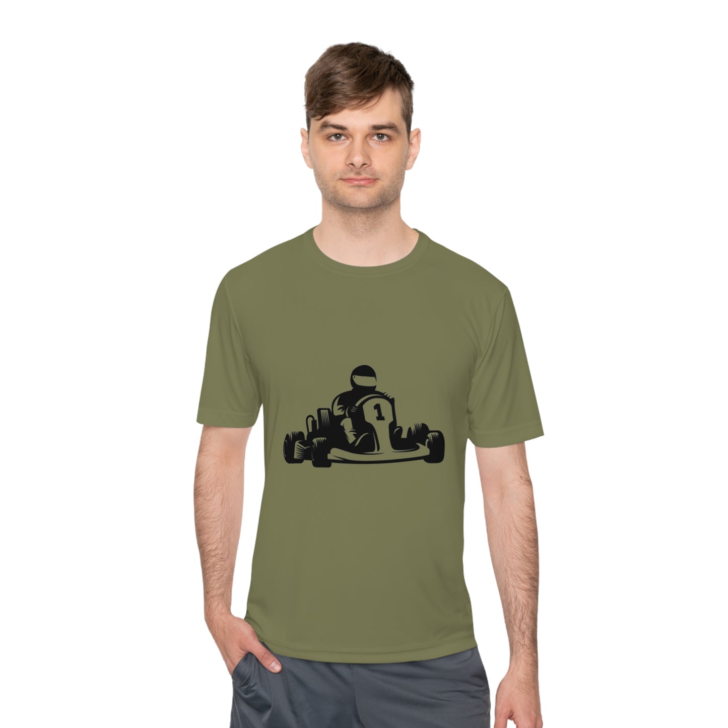 Moisture Wicking Tee: Racing #2