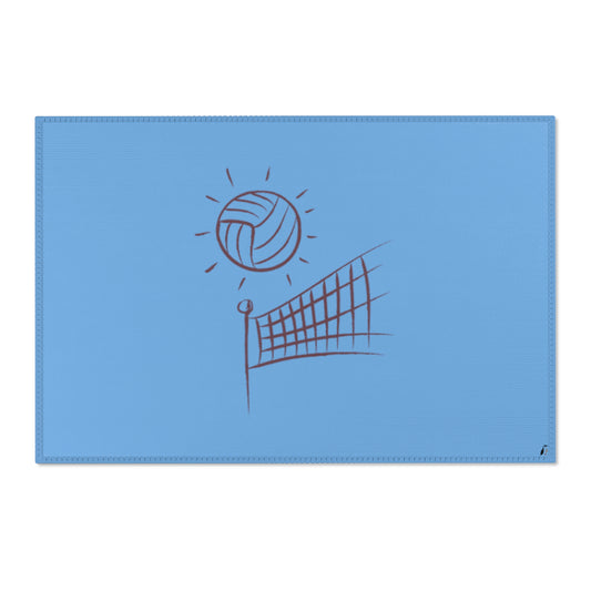 Area Rug (Rectangle): Volleyball Lite Blue