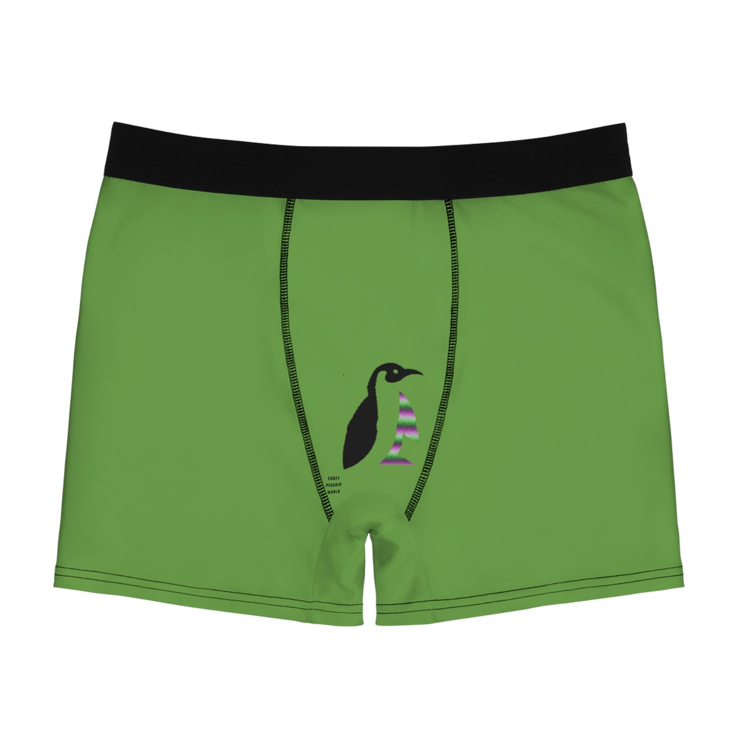 Men's Boxer Briefs: Skateboarding Green