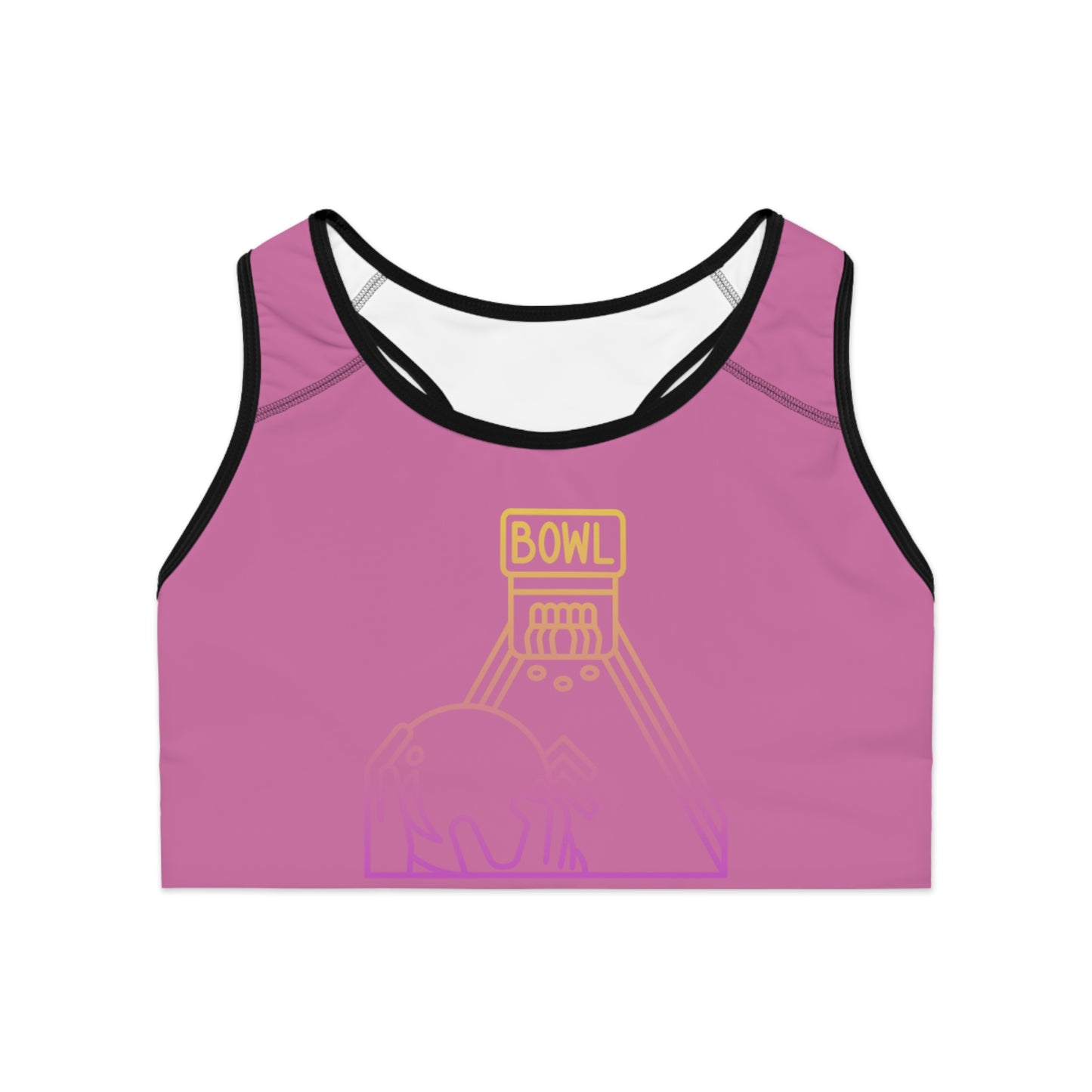 Sports Bra: Bowling Lite Pink