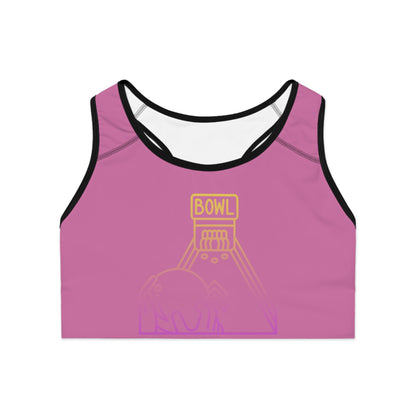 Sports Bra: Bowling Lite Pink