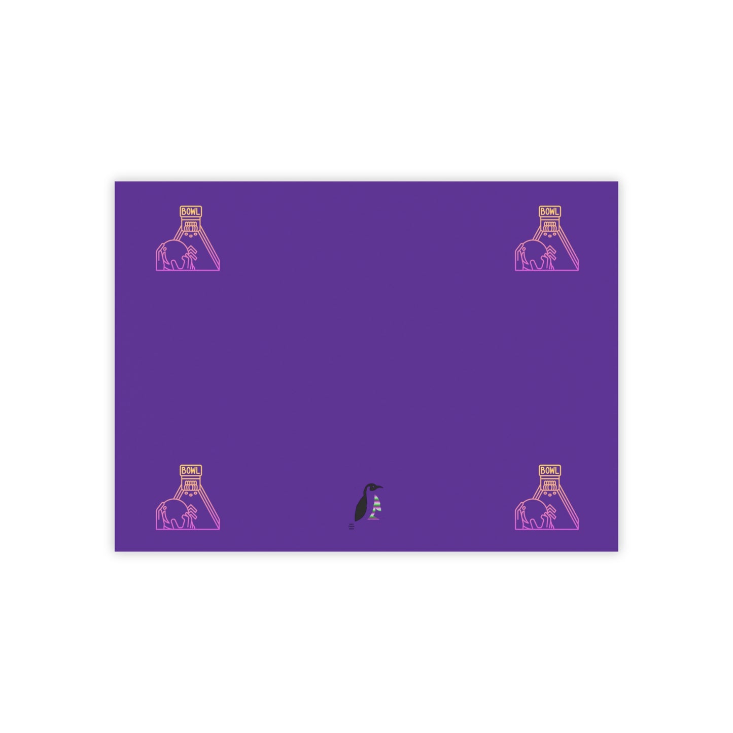 Post-it® Note Pads: Bowling Purple