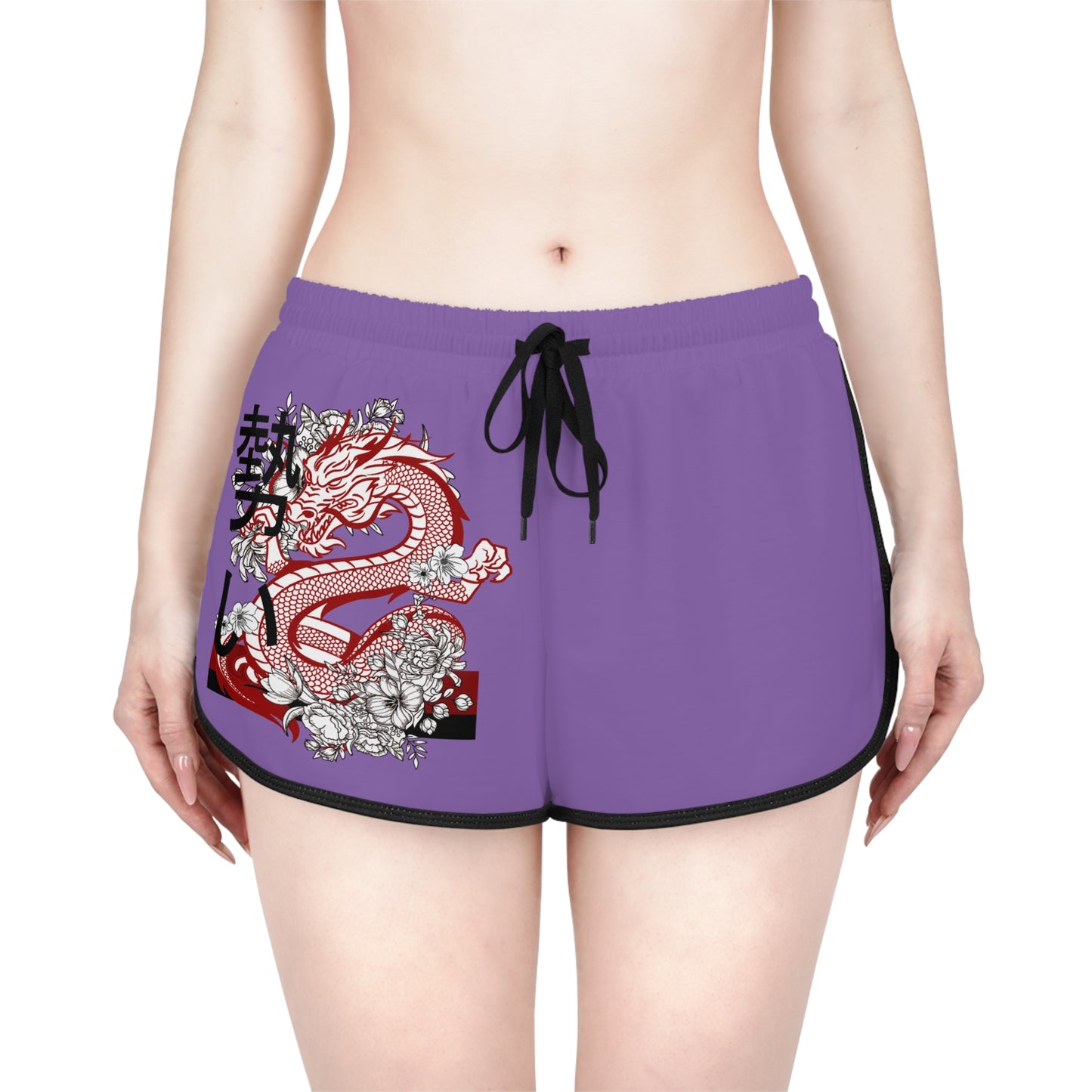 Women's Relaxed Shorts: Dragons Lite Purple