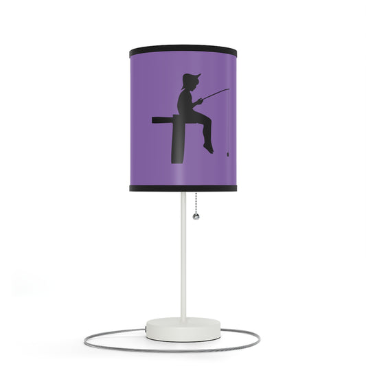 Lamp on a Stand, US|CA plug: Fishing Lite Purple