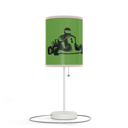 Lamp on a Stand, US|CA plug: Racing Green