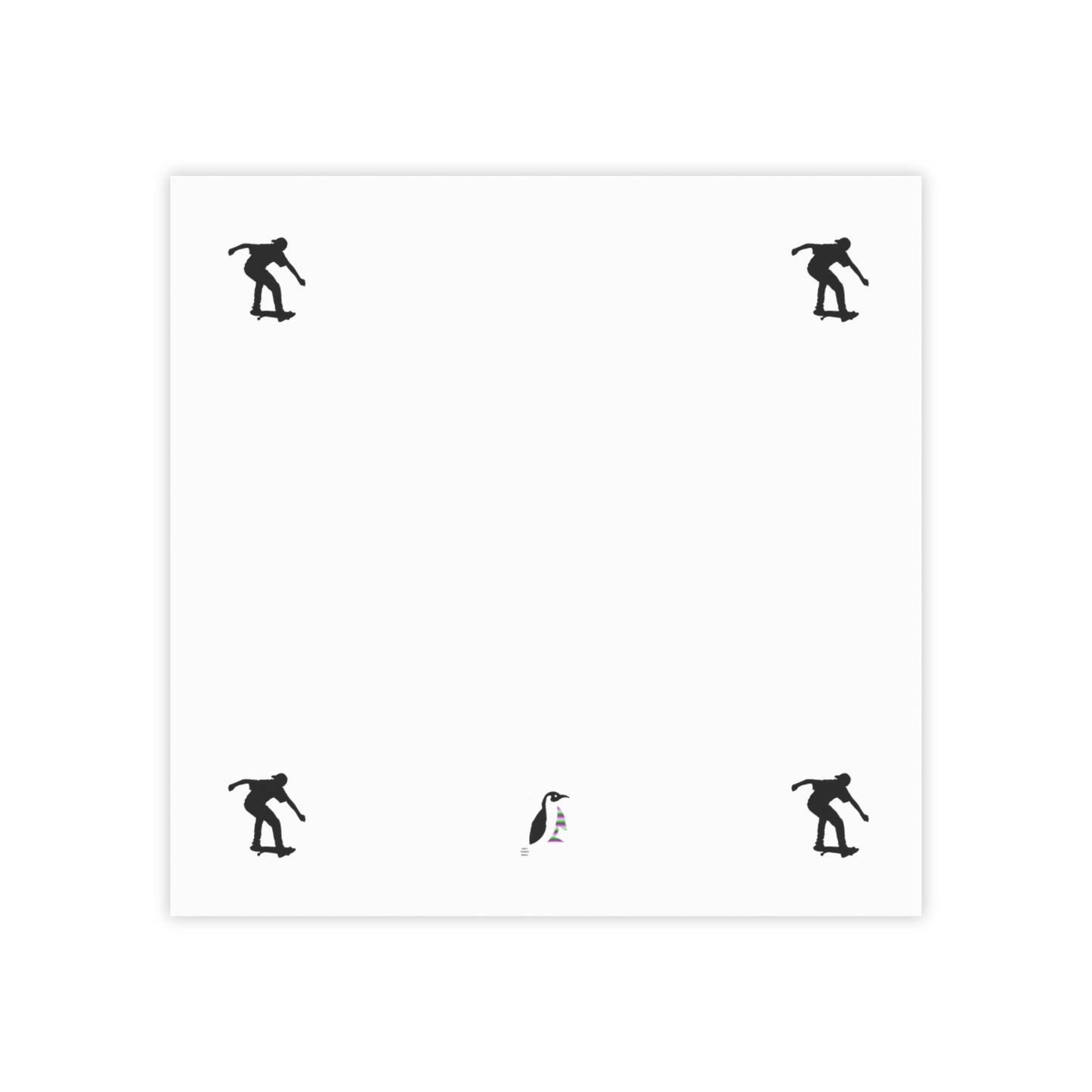 Post-it® Note Pads: Skateboarding White