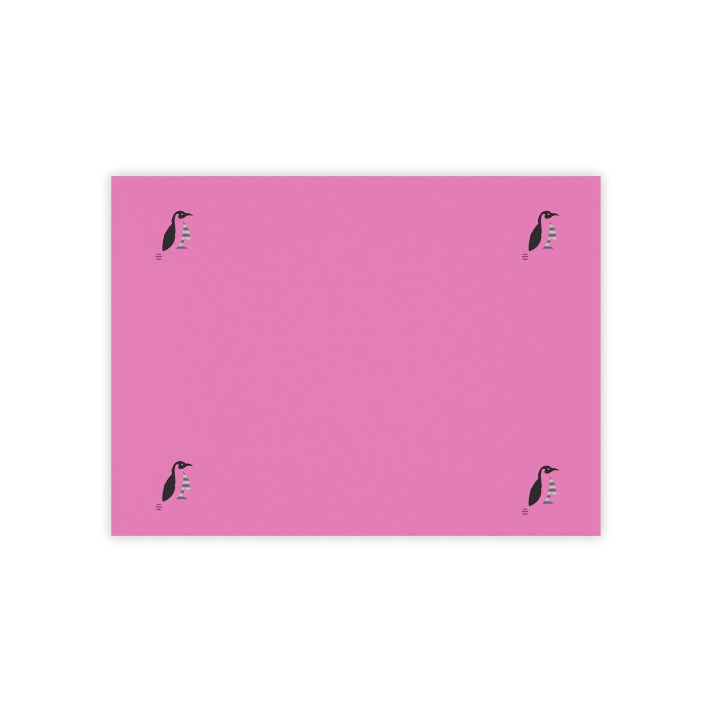 Post-it® Note Pads: Crazy Penguin World Logo Lite Pink