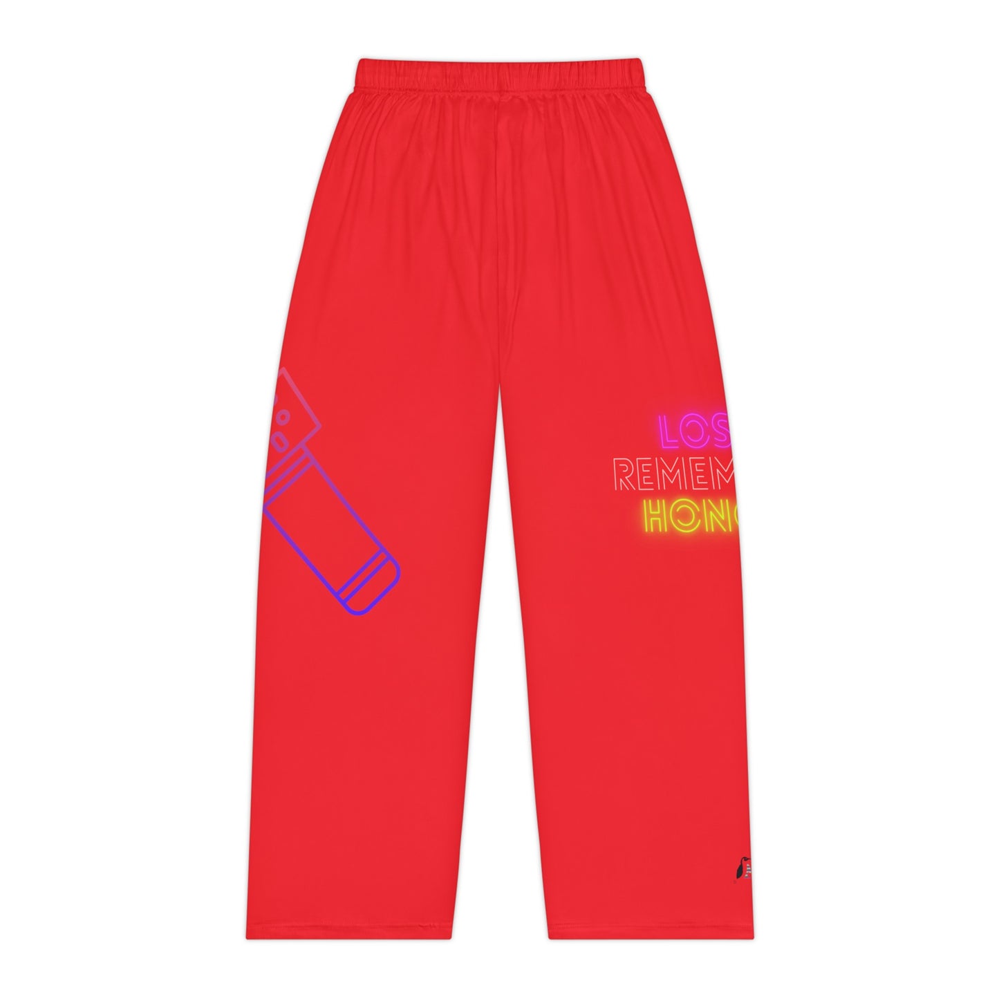 Women's Pajama Pants: Music Red