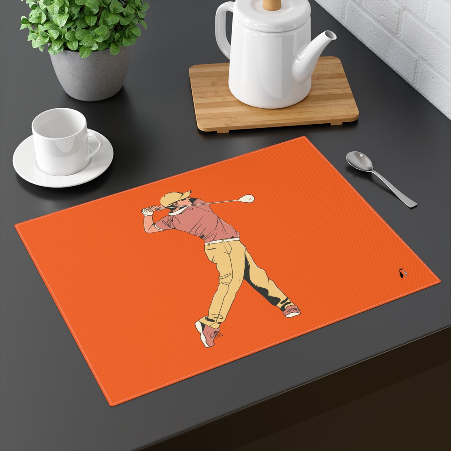 Placemat, 1pc: Golf Orange