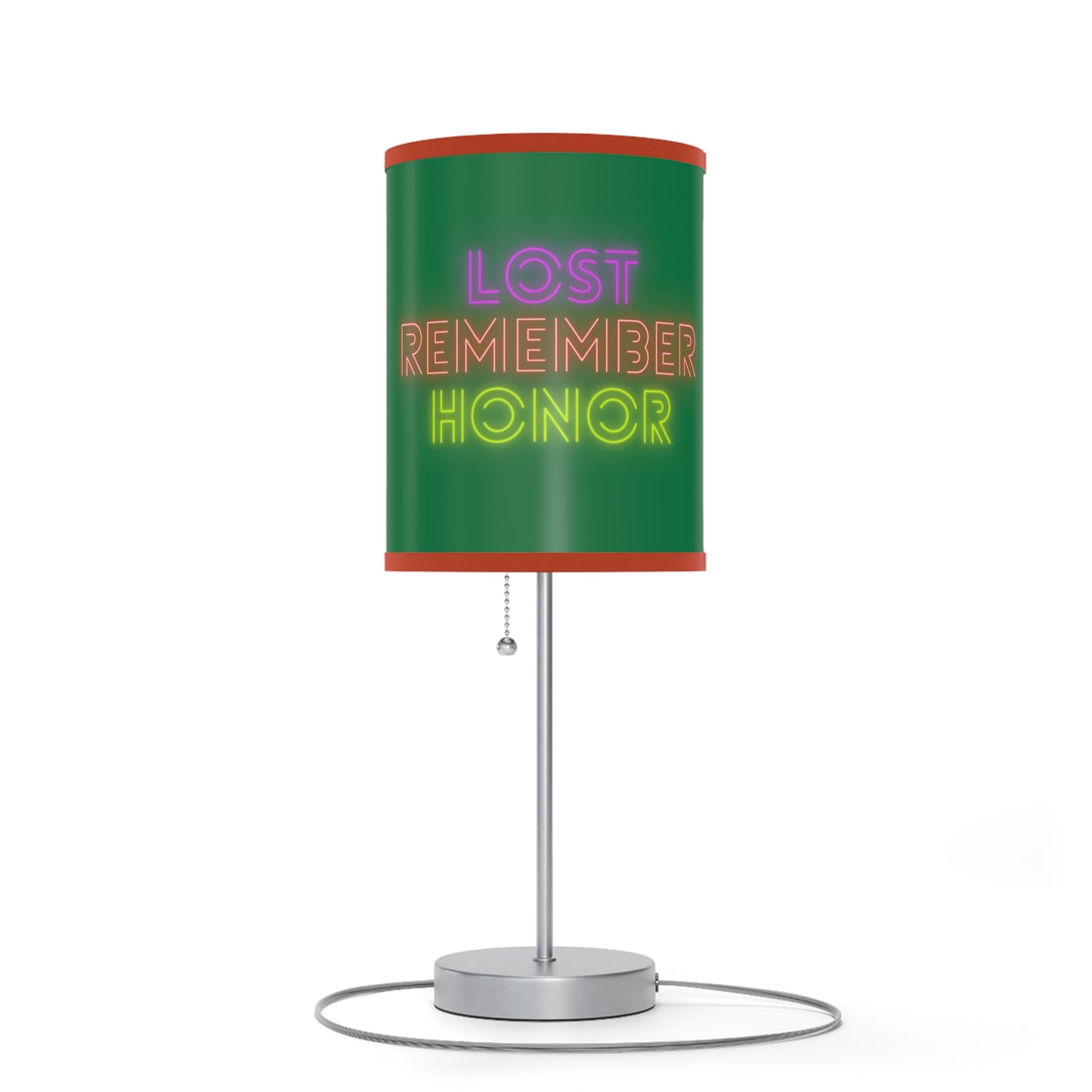 Lamp on a Stand, US|CA plug: Music Dark Green