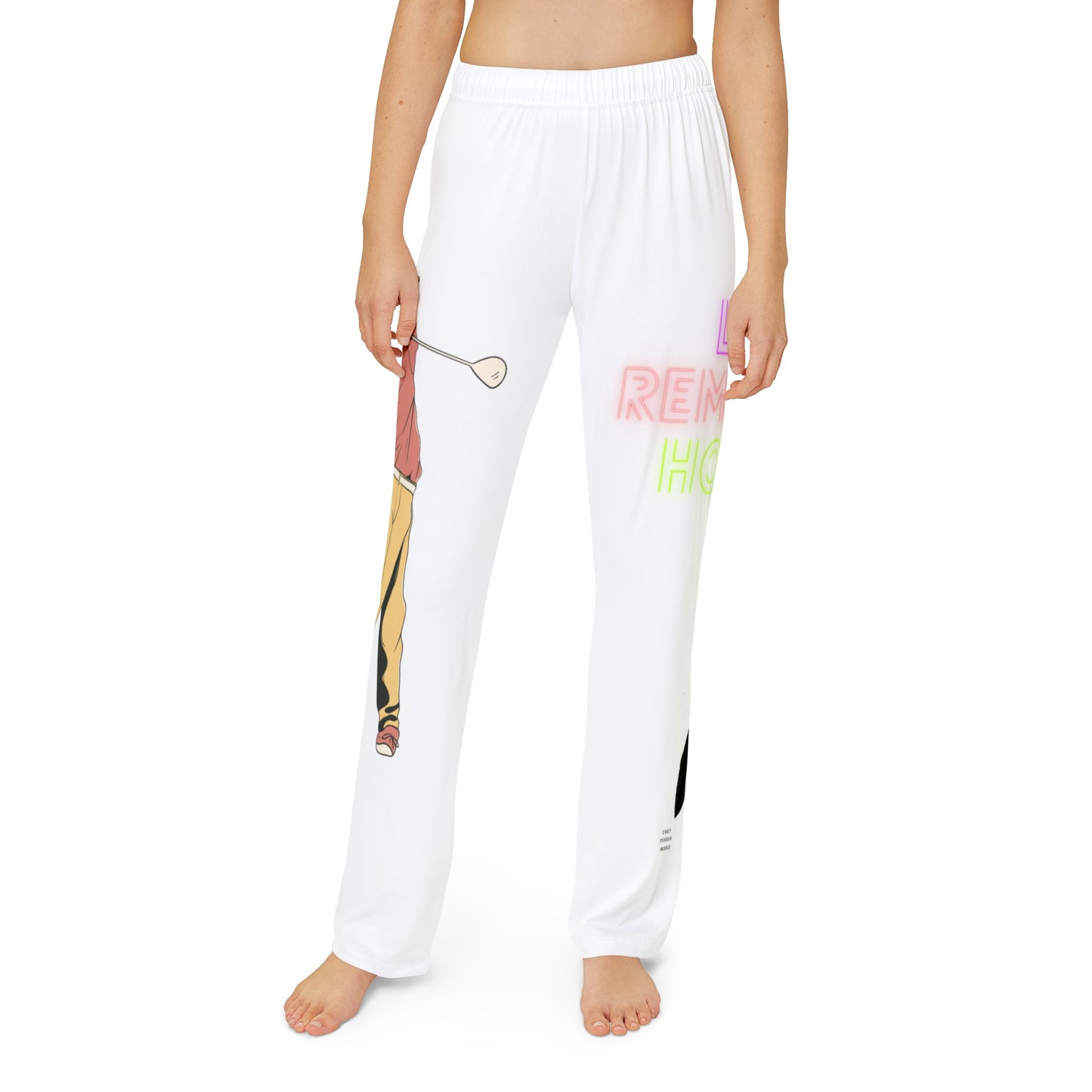 Kids Pajama Pants: Golf White