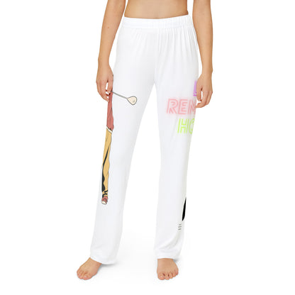 Kids Pajama Pants: Golf White