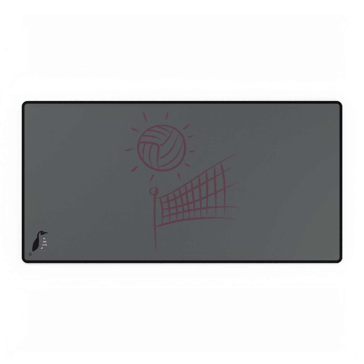 Desk Mats: Volleyball Dark Grey